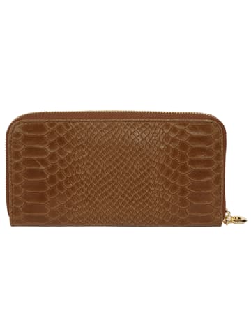 Samantha Look Geldbörse echt Leder in cognac