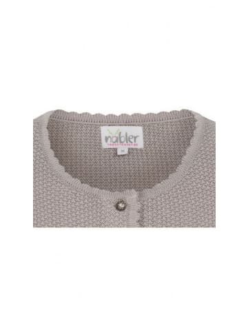 Nübler Strickjacke Trachtenmode für Damen in silber