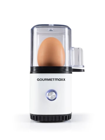 Gourmet Maxx Eierkocher für 1 Ei 70W weiß  Weiß