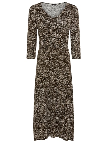 Laura Scott Midikleid in schwarz-gemustert