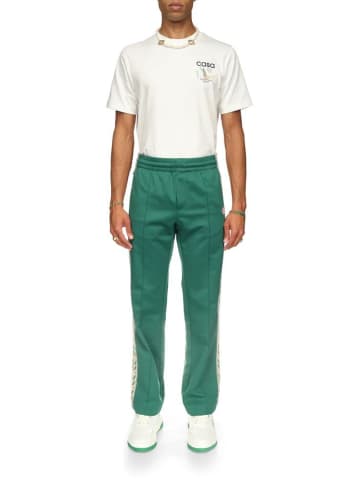 Casablanca  Casablanca Jogginghose Grün mit Labeldruck