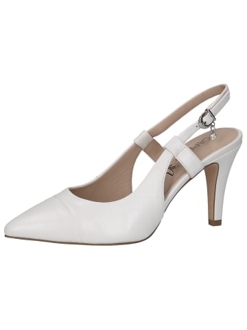 Caprice Slingpumps in WHITE PERLATO