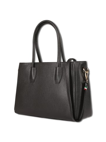 Florence Florence Handtasche Leder schwarz ca. 35cm
