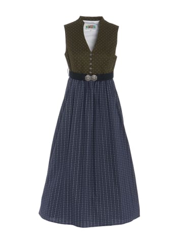 Berwin Umstandsdirndl mit V-Ausschnitt und Gürtel