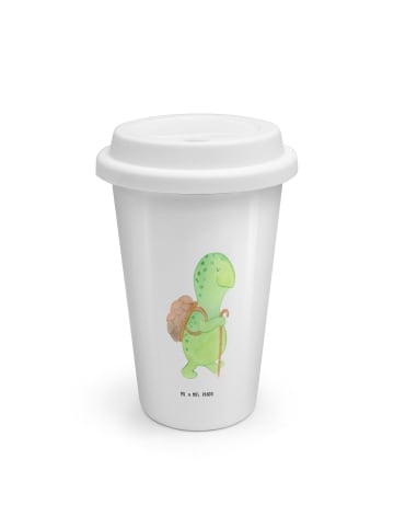 Mr. & Mrs. Panda Coffee To Go Becher Schildkröte Wanderer ohne S... in Weiß