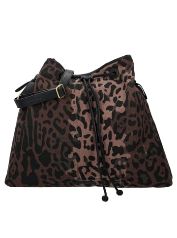 Cowboysbag Leopard chic Woodside Shopper Tasche 50 cm in lazy leopard- black