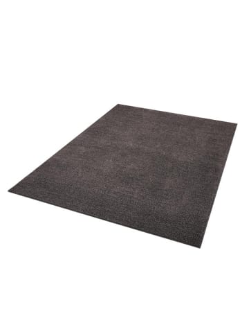 Kurzflor Teppich Pure Uni in Anthrazit