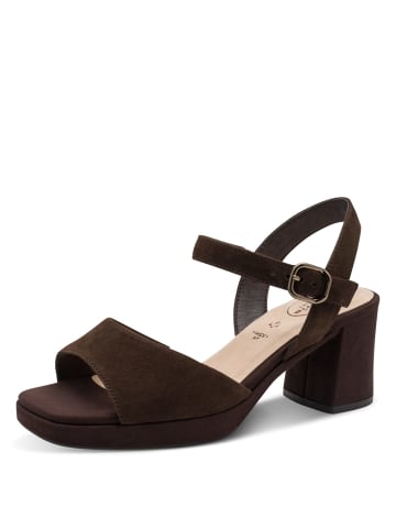 Tamaris Plateau Sandaletten in Braun