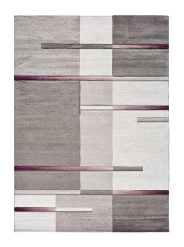 Atticgo Kurzflor-Teppich DETROIT in flieder / grau