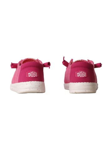 Hey Dude Wendy Stretch Sox Schnürmokassin Rose