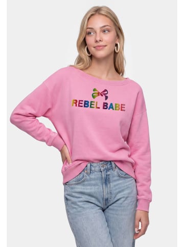 myMo Women Sweatshirt in Pink