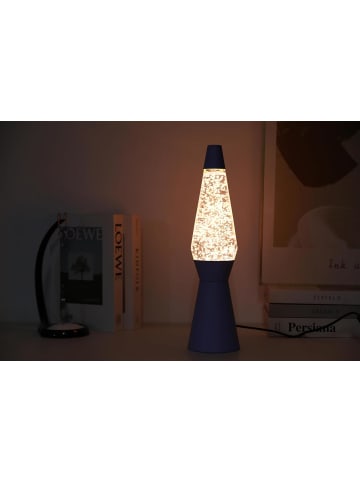 i-Total Lavalampe Magie Einzigartiges für Ihr Zuhause Lila Pastell Glitter Spaceship