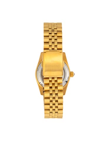 Empress Constance Automatik-Armbanduhr mit Datumsanzeige in Gold