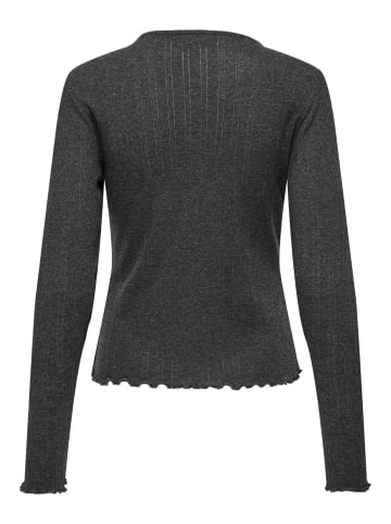 ONLY Top in Dark Grey Melange