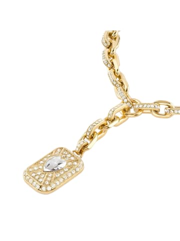 Guess Damen-Halskette Love Tag Goldfarben