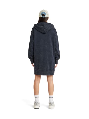 G-Star Raw Loose Overdyed Hooded Sweater Kleid osaka blue gd