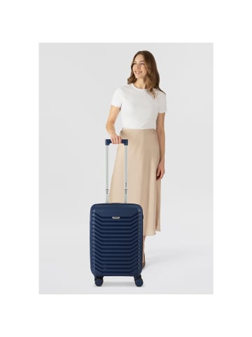benzi 5820 4 Rollen Kabinentrolley 55 cm blau
