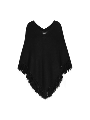 DreiMaster Vintage Women Poncho in black