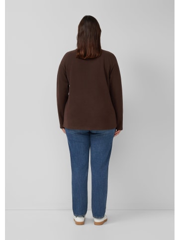 s.Oliver Sweatshirt  in  8945_dunkelbraun