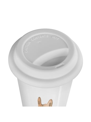 Mr. & Mrs. Panda Thermobecher Bär Vermissen ohne Spruch in Weiß