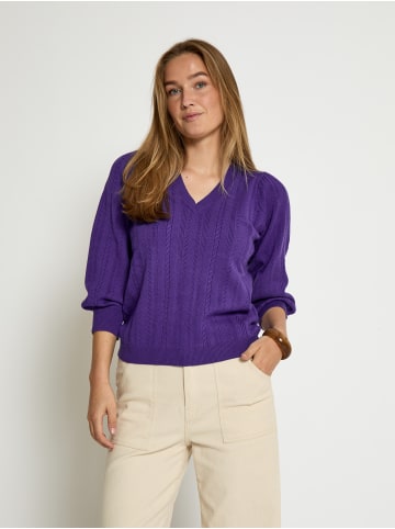 Peppercorn Pullover in Purple Corallites