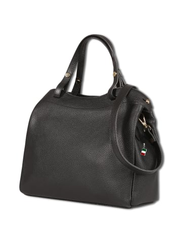 Florence Florence Handtasche Leder schwarz ca. 31cm