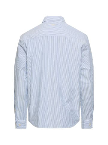 Camel Active Langarmhemd mit Brusttasche in Blau