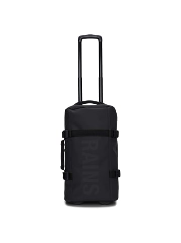 RAINS Texel - Rollen-Reisetasche 55 cm RFID (grey) in schwarz
