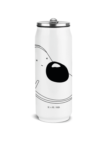 Mr. & Mrs. Panda Wasserflasche Avocado Schwangerschaft ohne Spruch in Weiß