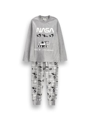 Coccodrillo Jungenpyjama in grau