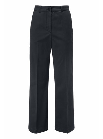 Hessnatur Hose Straight Leg in schwarz