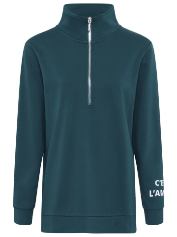 Laura Scott Longsweatshirt in Petrol