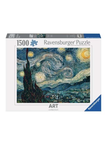 Ravensburger Puzzle 1.500 Teile 1500 Teile - Vincent van Gogh, Sternennacht (1889) Ab 14 Jahre in bunt