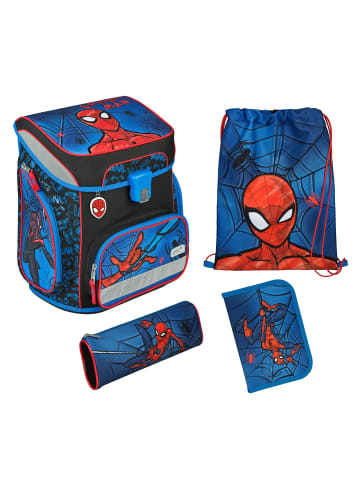 SCOOLI EasyFit Schulranzen-Set 5-teilig in Spider-Man