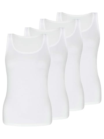 Sassa 4er Sparpack Top in white white
