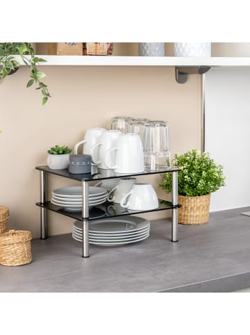 bremermann Tellerregal 28 x 32 cm schwarz