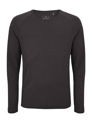 elkline Langarmshirt Longsleeve enganliegend in greymelange