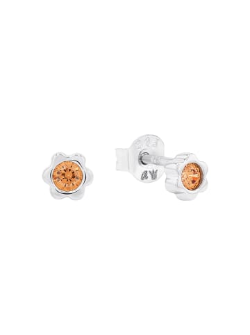 Prinzessin Lillifee Ohrstecker Silber 925, rhodiniert in Apricot