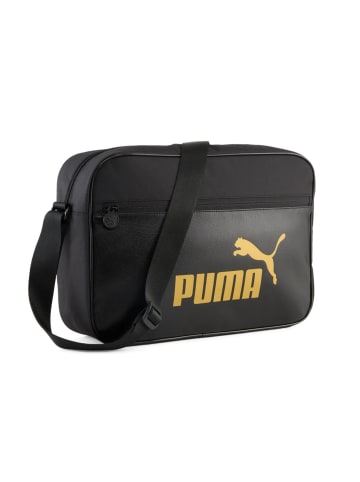 Puma Campus Medium Reporter Bag M in schwarz
