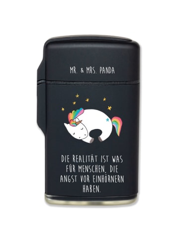 Mr. & Mrs. Panda gas anzünder Einhorn Nacht mit Spruch in Schwarz