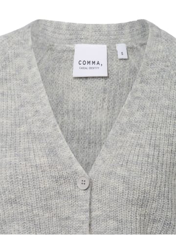comma Strickjacke in hellgrau - 0002