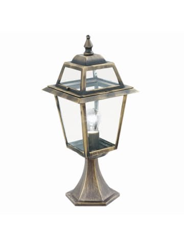 Licht-Erlebnisse Wegeleuchte (B)20.5 x (L)20.5 x (H)49.5 cm in Schwarz-Gold