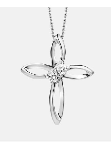 Diamant L'éternel Halskette aus 375 Weißgold mit Diamant