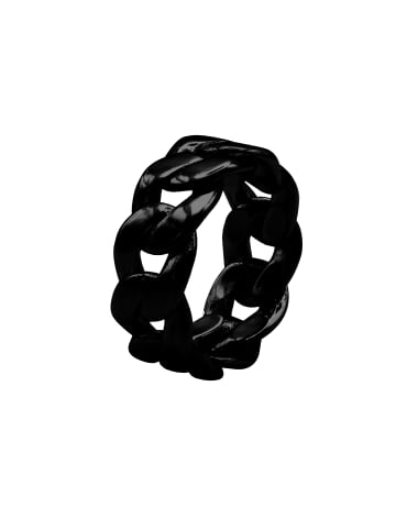 Steel_Art schlichter Ring für Herren Arbor schwarz farben in Schwarz