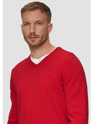 s.Oliver Strickpullover langarm in Rot