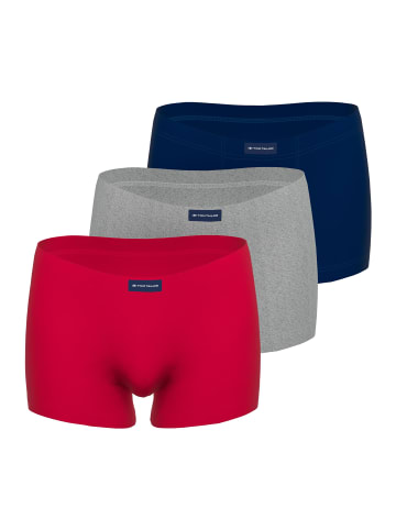 Tom Tailor Hip Pants 3Er Pack Colorado in melange-red-navy