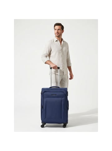 Franky Melbourne 3.0 4-Rollen Trolley 69 cm mit Dehnfalte dark blue