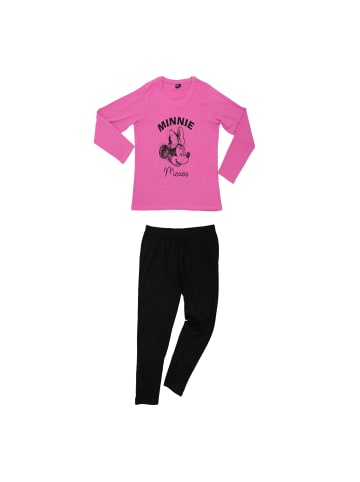 United Labels Disney Minnie Mouse Schlafanzug  Langarm in rosa