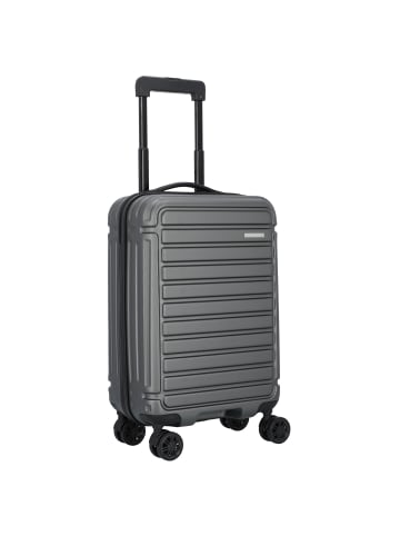 Nowi Vancouver 4-Rollen Kabinentrolley 55 cm mit Doppelrollen anthrazit