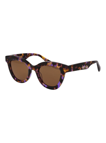 Superdry Frauen Sonnenbrille Katzenauge Mehrfarbig